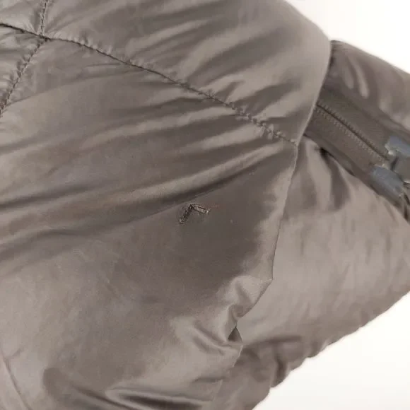 Uniqlo Dark Brown Ultra Light Down Jacket Coat Size Small Approx UK 8 - Picture 16 of 16